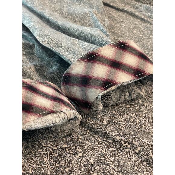 Roper Men's Western button down black/white paisley XL - Picture 5 of 5